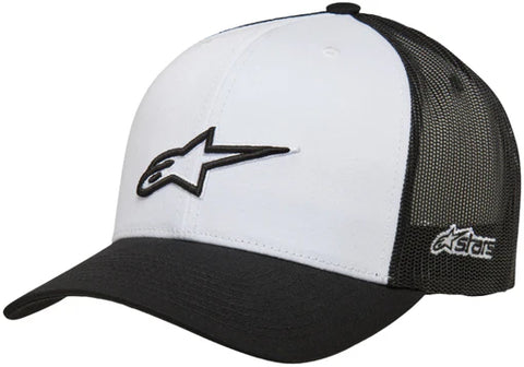 Alpinestars Ageless Outline Trucker Hat - White/Black