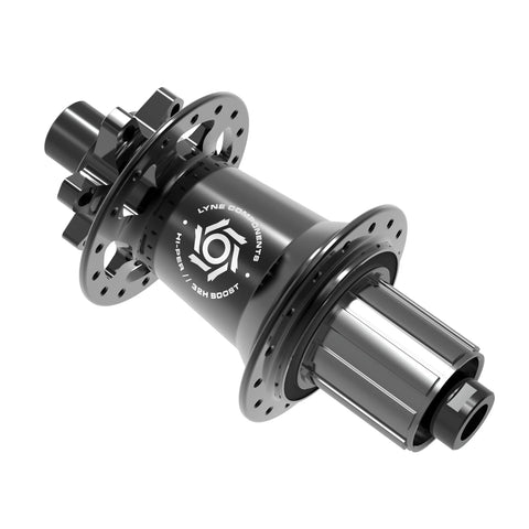 LYNE Hi-Per Rear Hub Black