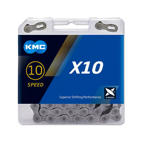 KMC X10 10-Speed Chain | 116 Links | Boxed