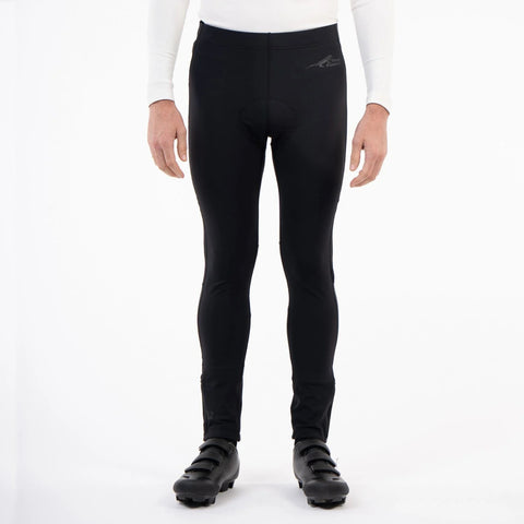 FIRST ASCENT Mens Windblock Cycling Tights Black