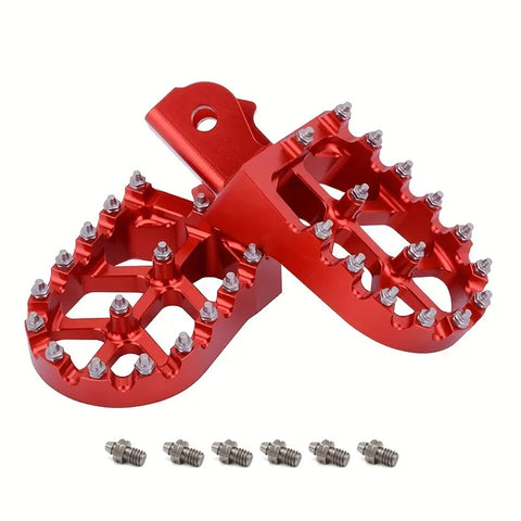 SURRON Light Bee X Electric Bike CNC Foot Pedals Red