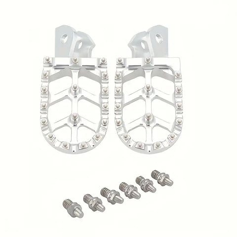 SURRON Light Bee X Electric Bike CNC Foot Pedals Silver