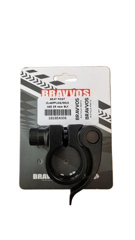 SEAT POST CLAMPPLSQ/RELEASE 25.4mm BLK