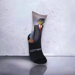 KEEP MOVING SOCKS Magritte: The Son of Man
