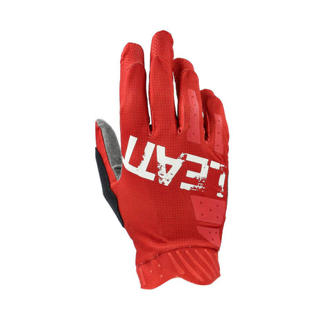 Discover superior comfort and grip with the LEATT Glove MTB 1.0 GripR. Lightweight and breathable, these gloves feature the innovative MicronGrip palm for excellent dry and wet grip. The FormFit finger stitching ensures a snug fit and handlebar feel in all conditions. With touch screen compatibility and durability, these gloves are your second skin for biking. Try them today!