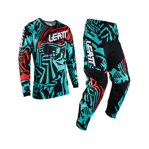 Gear up your little one for a safe ride with LEATT Ride Kit 3.5 Mini. Includes essential protective gear for young riders, ensuring their safety and confidence on the mountain trails.